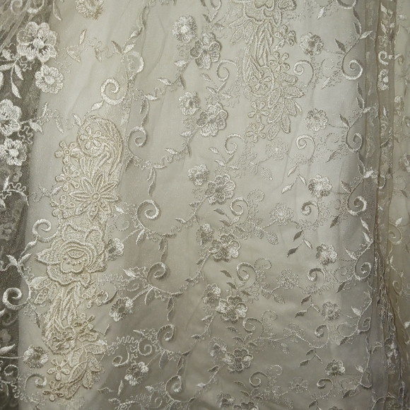 New Bally Bridal Mermaid Wedding Dress Size 2 - Picture 6 of 10